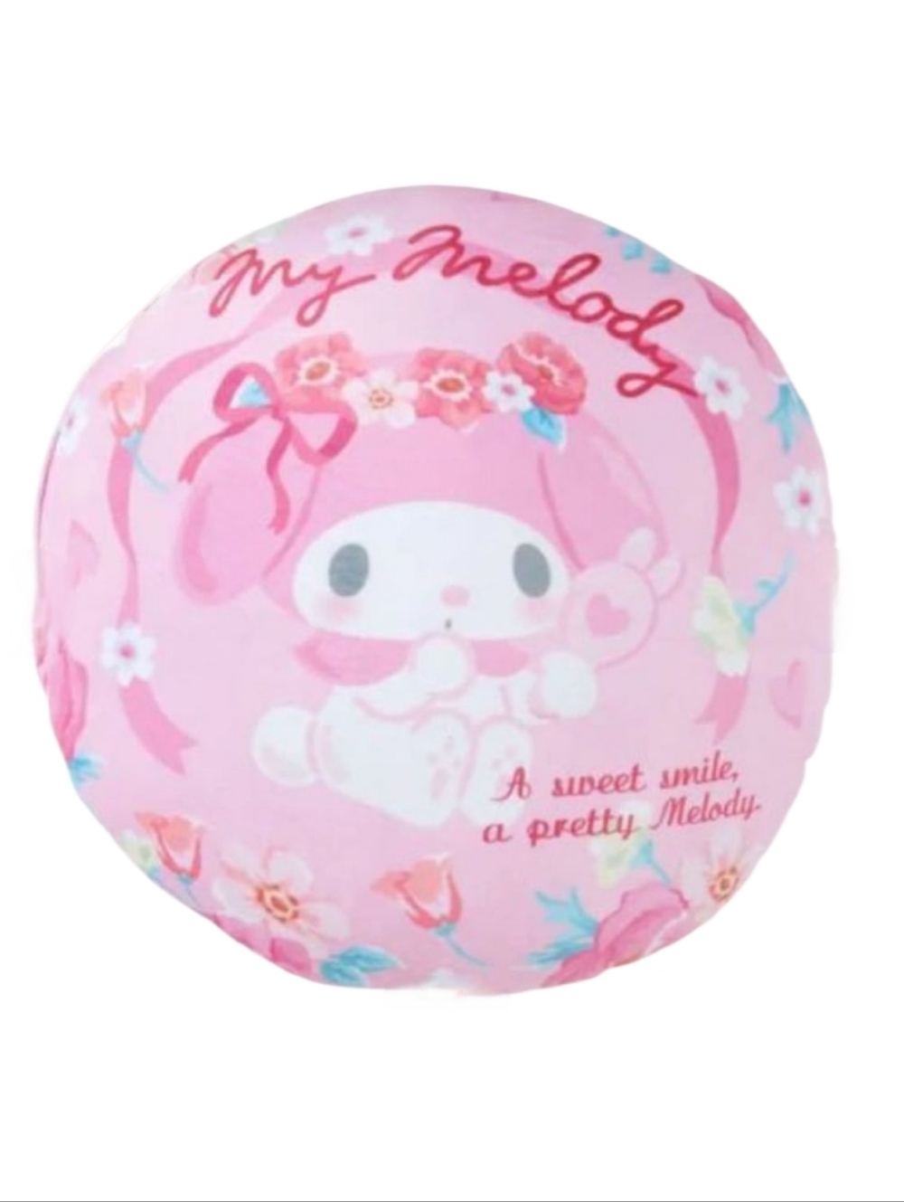 Sanrio My Melody Floral mochi round pillow cushion 2022 lucky bag - Picture 7 of 7